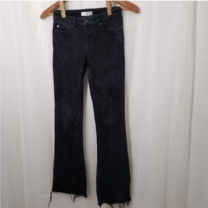 Zara black flare jeans